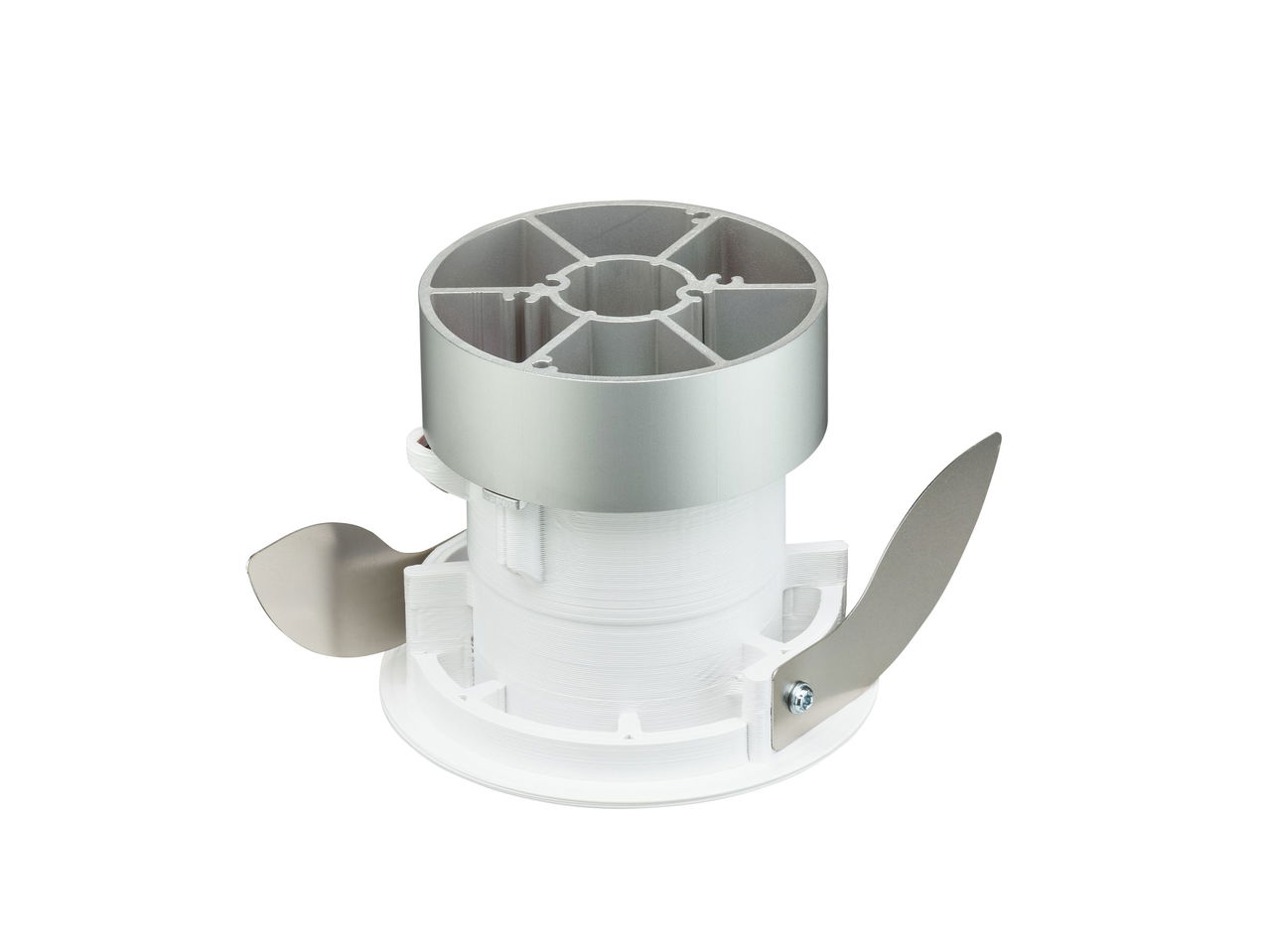 GreenSpace Evo Mini Fixed, 3D printed, 6.6 W, C/O D79 mm, 700 lm, 4000 K, Stark reflektierender Metallreflektor, breitstrahlend, 40 bis 80Grad, Weiß, – Bild 2 von 2