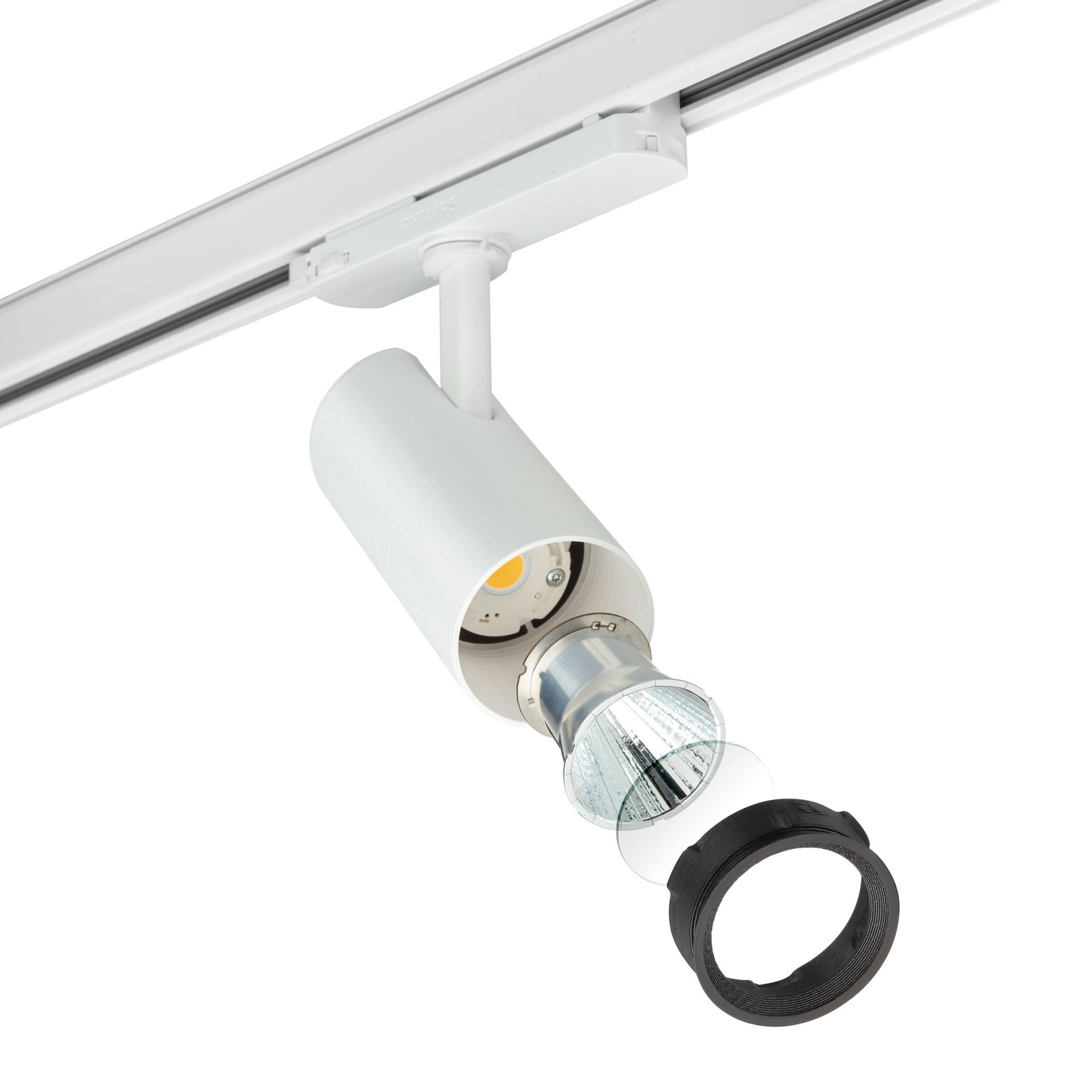 GreenSpace Evo Mini, 22.2 W, 2700 lm, 3000 K, Stark reflektierender Metallreflektor, tief-/breitstrahlend, 20 bis 40Grad, Weiß – Bild 2 von 3