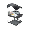 StoreFlow, Track flood (double), 75 W, 9800 lm, PremiumWhite, 3000 K, CRI90, DALI-regelbar, Interact Ready, Doppelt asymmetrische Optik, Schwarz