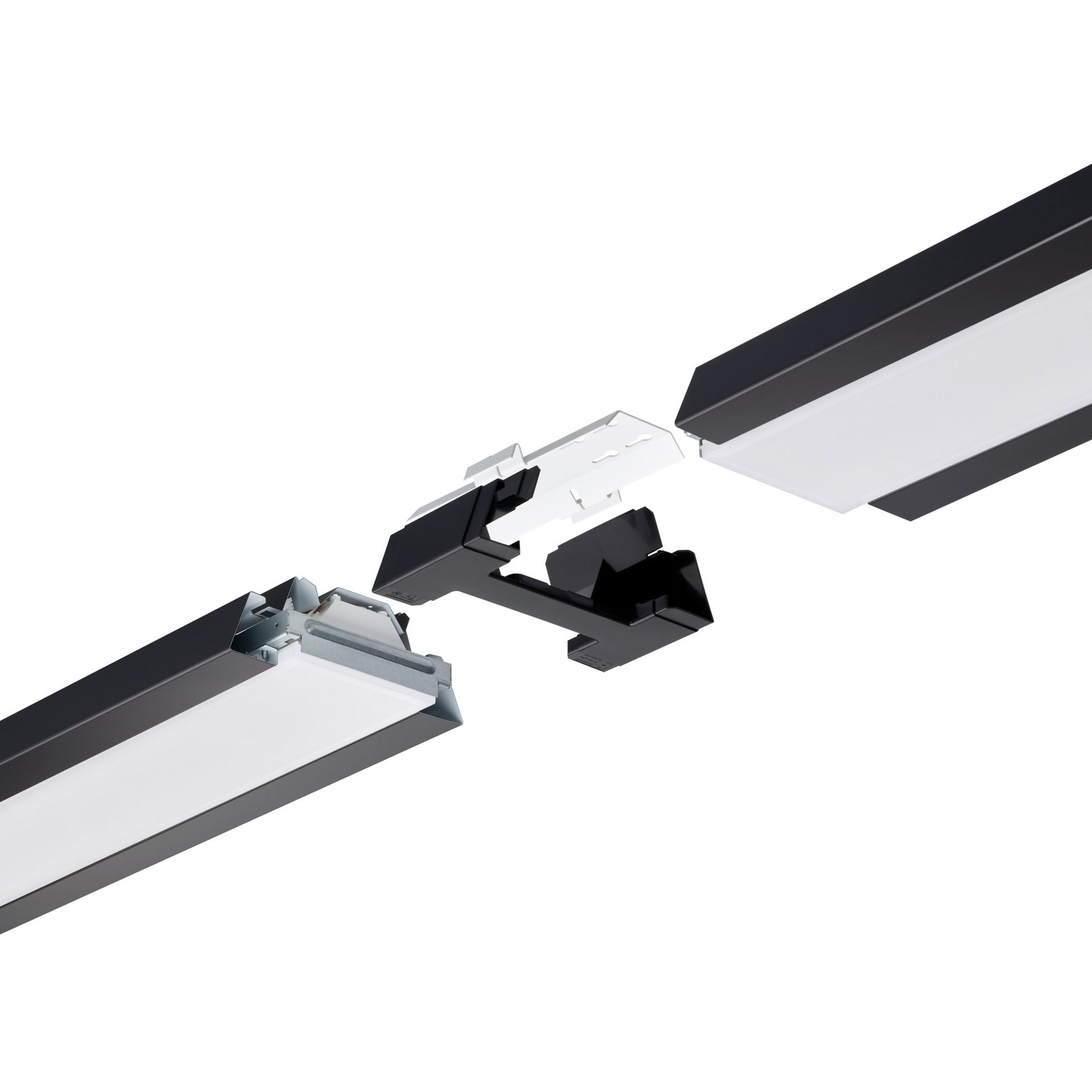 FlexBlend, Anbauleuchten, 25 W, 1470x200 mm  H73 mm, 3500 lm, 4000 K, CRI90, DALI-regelbar, UGR19 – Bild 10 von 10