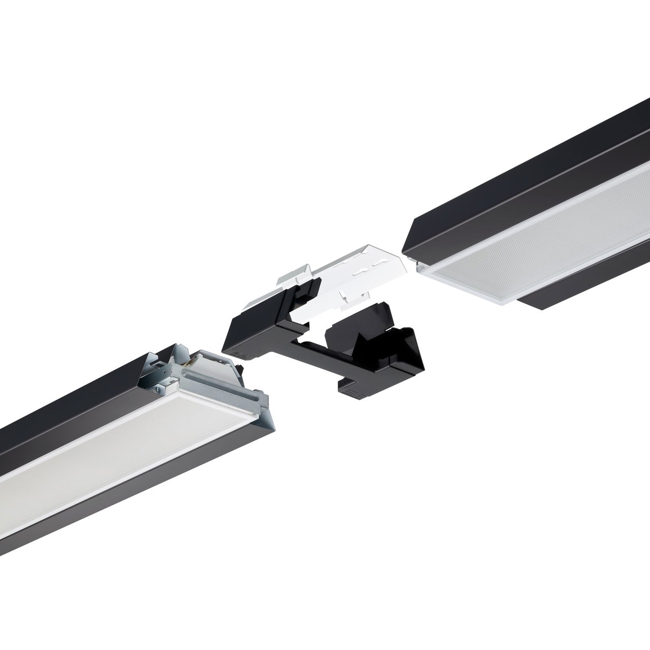 FlexBlend, Anbauleuchten, 25 W, 1470x200 mm  H73 mm, 3500 lm, 4000 K, CRI90, DALI-regelbar, UGR19 – Bild 2 von 10
