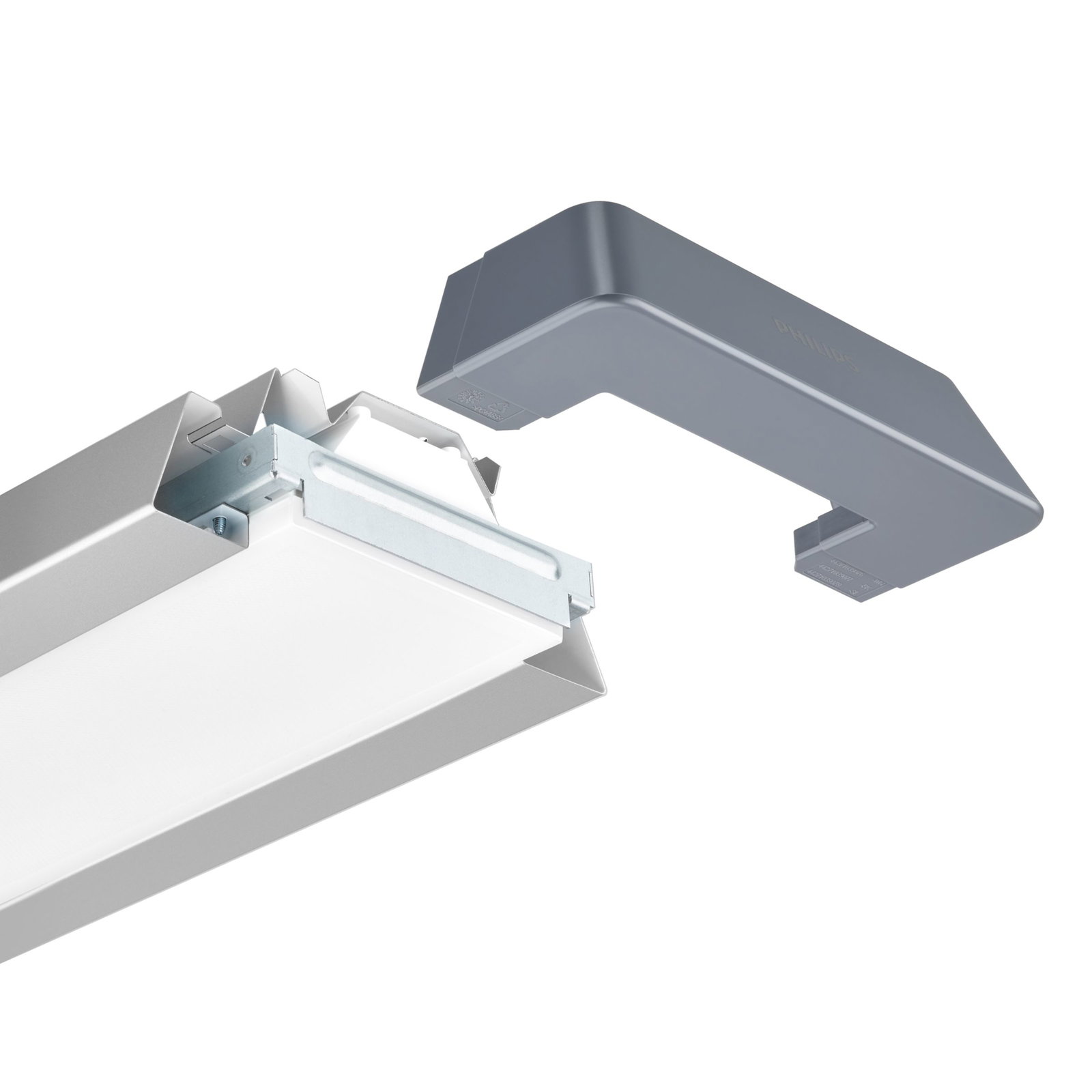 SP342P | FLEXBLEND SUSPENDED D/I STAND-ALONE, 46.5 W, 1470x200 mm  H73 mm, SMT, 6000 lm, 4000 K, CRI90, DALI-regelbar, UGR19 – Bild 5 von 12