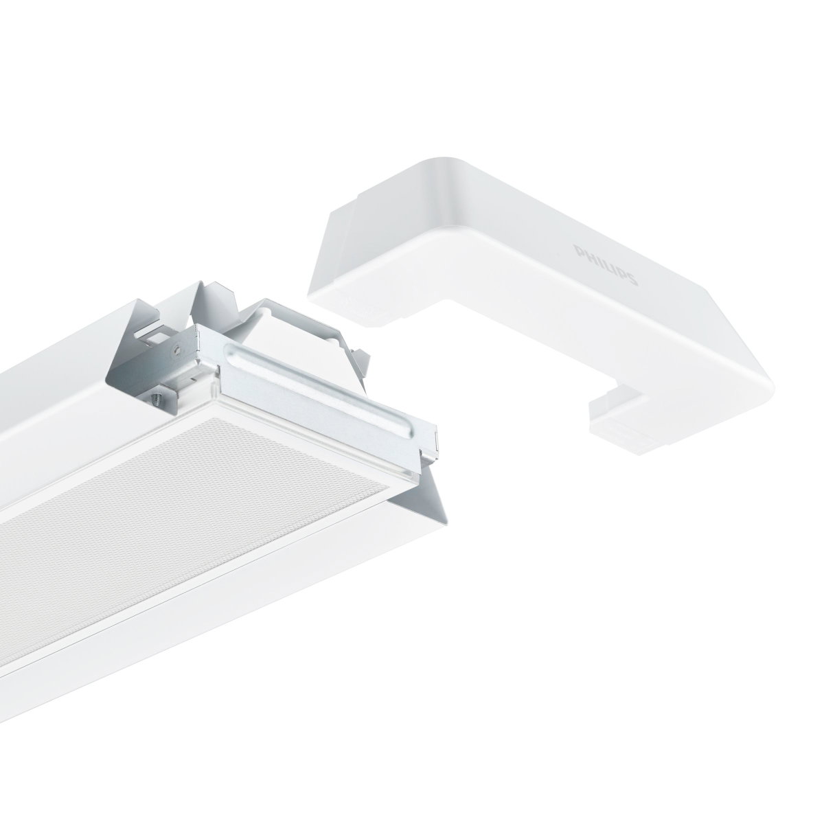 SP342P | FLEXBLEND SUSPENDED D/I STAND-ALONE, 46.5 W, 1470x200 mm  H73 mm, SMT, 6000 lm, 4000 K, CRI90, DALI-regelbar, UGR19 – Bild 11 von 12