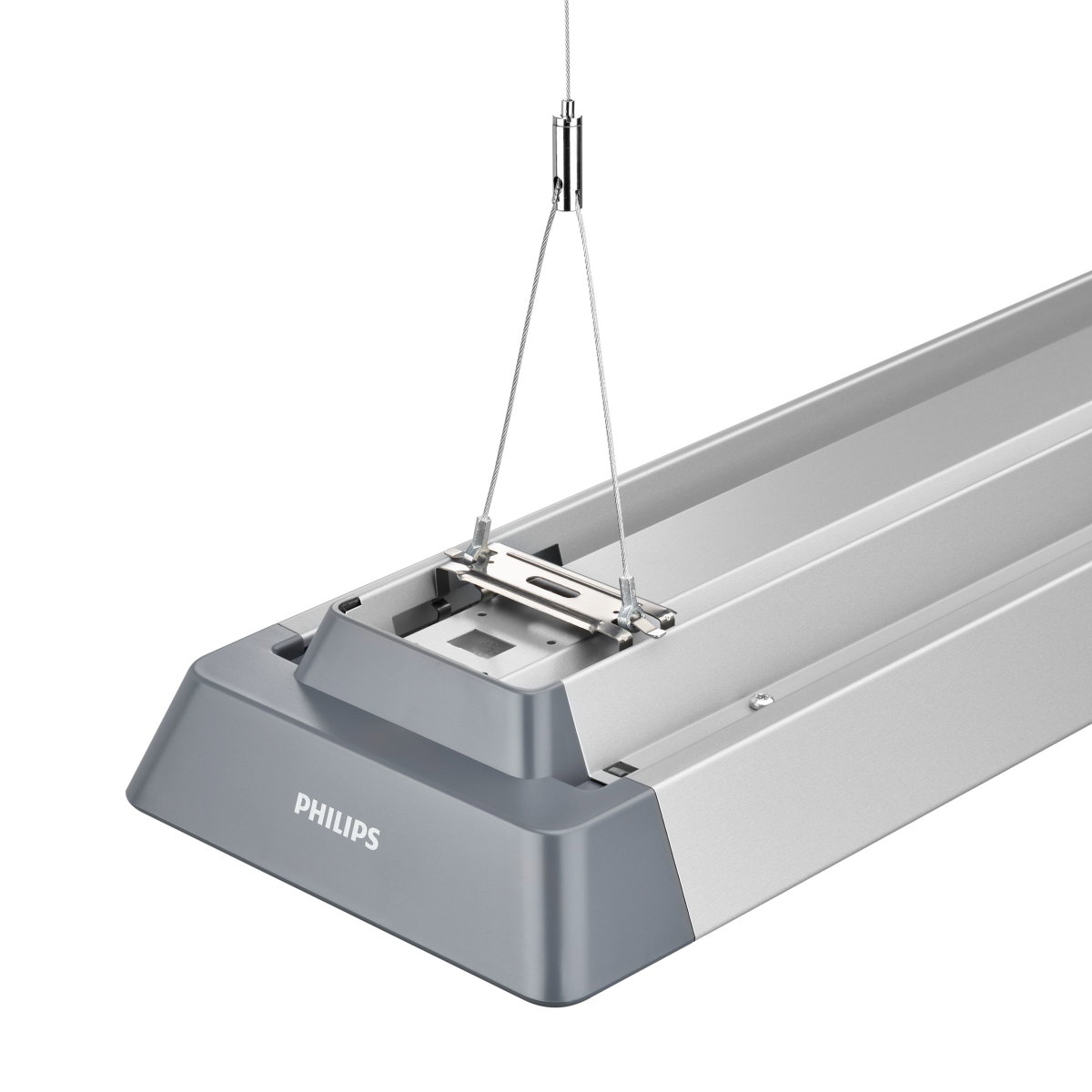 SP342P | FLEXBLEND SUSPENDED D/I STAND-ALONE, 46.5 W, 1470x200 mm  H73 mm, SMT, 6000 lm, 4000 K, CRI90, DALI-regelbar, UGR19 – Bild 3 von 12