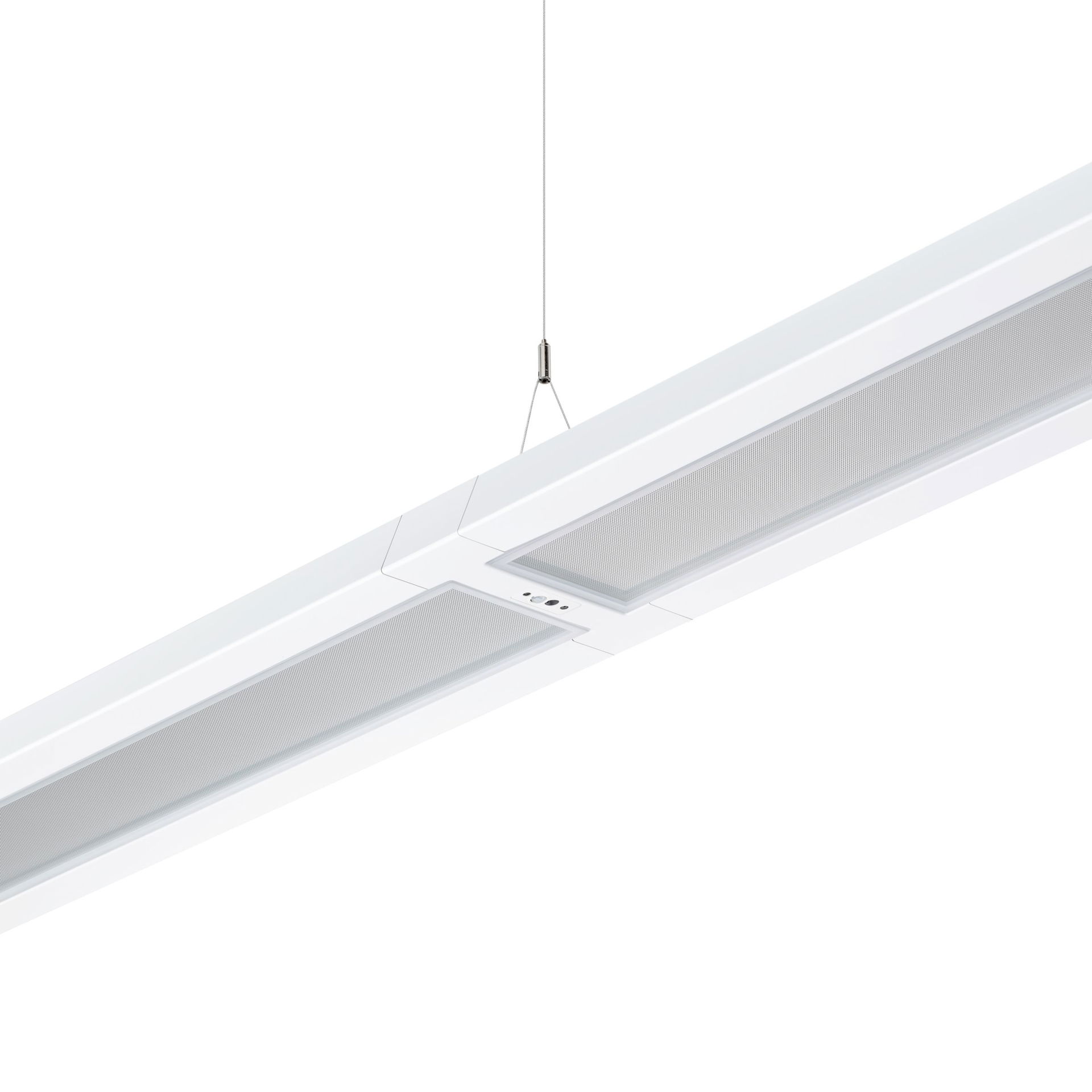 SP342P | FLEXBLEND SUSPENDED D/I STAND-ALONE, 35 W, 1470x200 mm  H73 mm, SMT, 4500 lm, 4000 K, CRI90, Kabellos, Interact Ready, UGR19, U4 – Bild 2 von 2