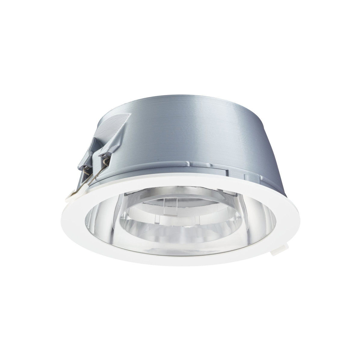 GreenSpace Downlight, 13.3 W, D200 mm, 1800 lm, 4000 K, UGR19, Hochglanzreflektor, Klar, IP20/54 – Bild 2 von 2