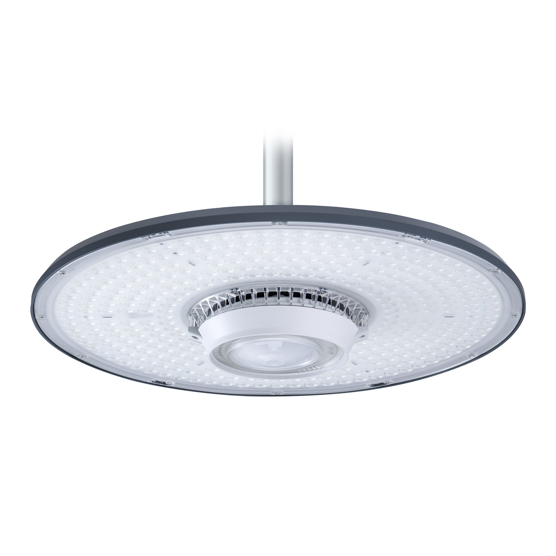 CoreLine Highbay Gen6, UltraEfficient, 196 W, 35000 lm, 4000 K, Kabellos, Interact Ready, Abstrahlungswinkel (90°), IP65, IK05, EL-DC