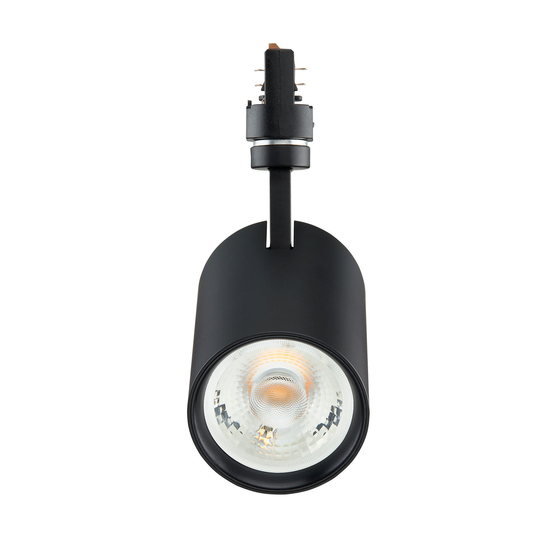 CoreLine Stromschienenstrahler Gen2, Track-mounted, 30 W, D80 mm, 3000 lm, 3000 K, CRI90, Tiefbreitstrahlend (MB), Schwarz