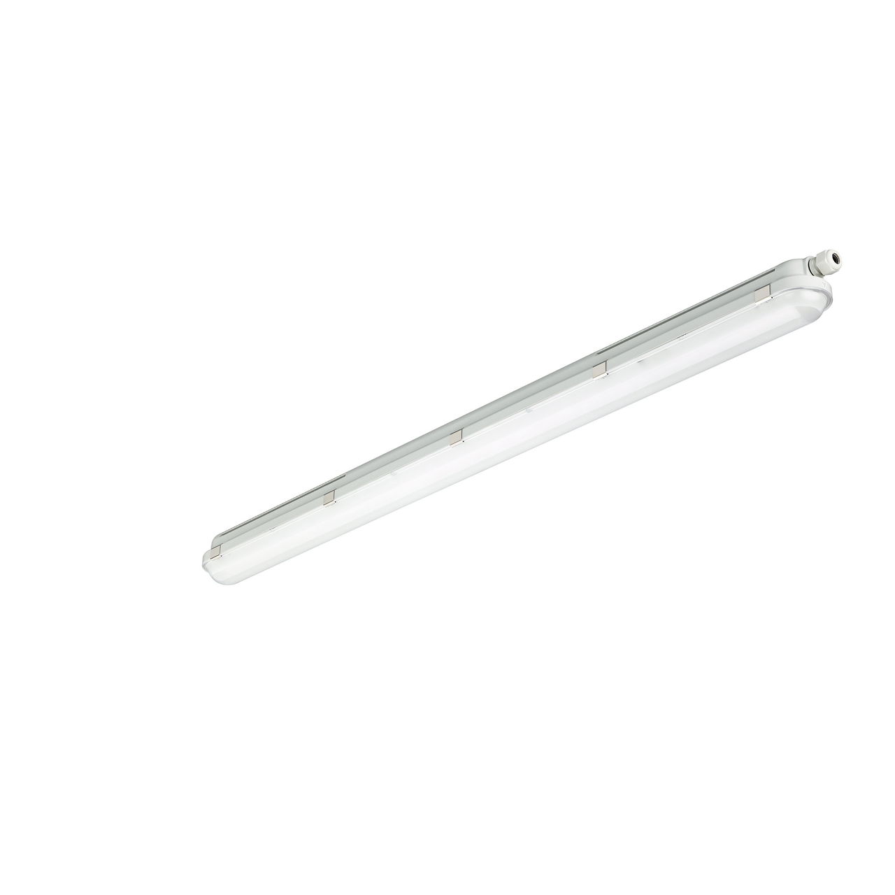 CoreLine Feuchtraumleuchte WT120C, 30.5 W, L1200 mm, 4000 lm, 4000 K, DALI-regelbar, Breitstrahlend (WB), Satiniert, IP65, IK08, TW1-ready