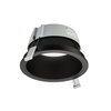 Einbauleuchte LuxSpace Compact, 23 W, D200 mm, 2200 lm, 4000 K, UGR19, Schwarz