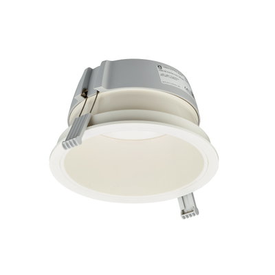 Einbauleuchte LuxSpace Compact, UltraEfficient, 13.4 W, D200 mm, 2200 lm, 3000 K, UGR19, Weißer Reflektor, Weiß