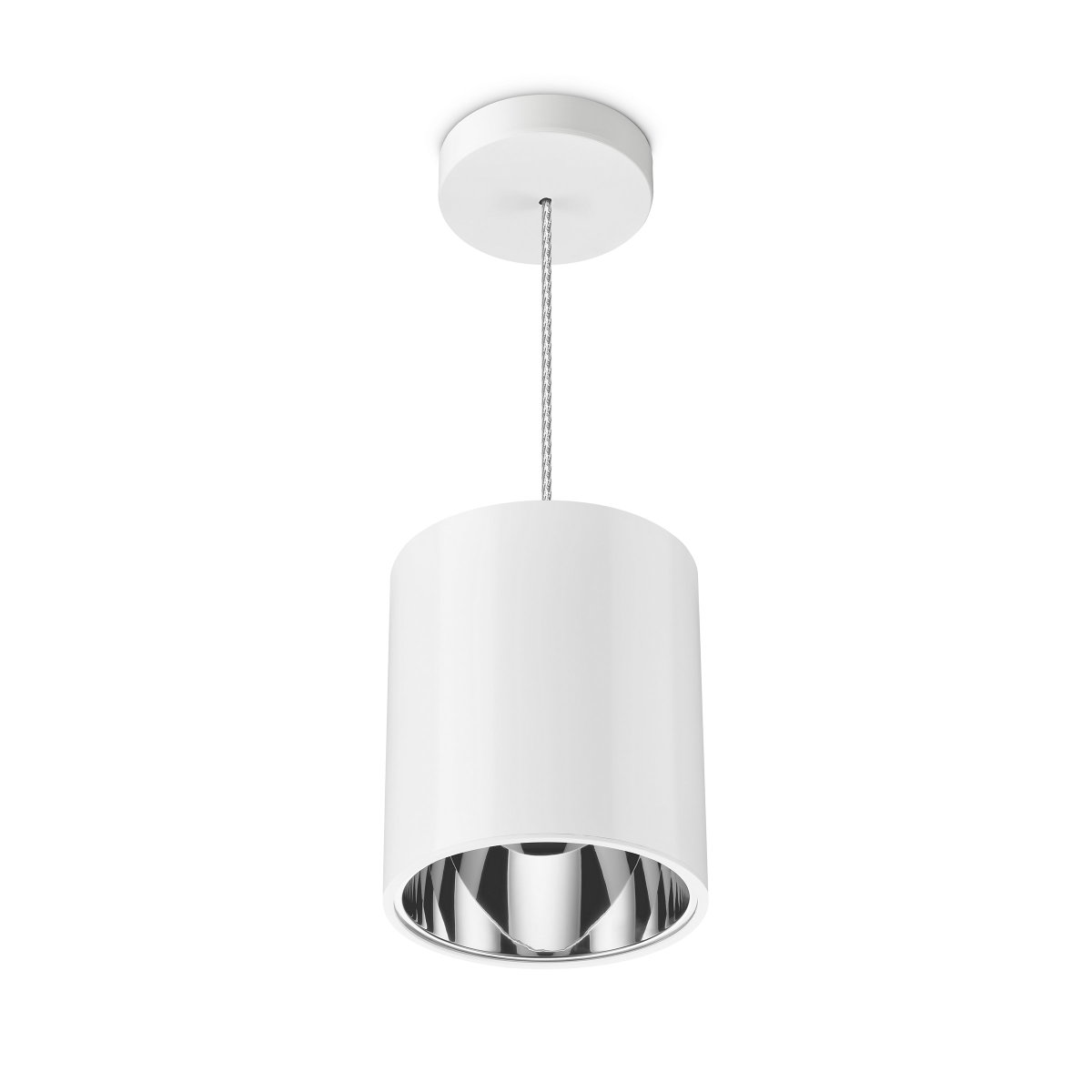 LuxSpace Compact, Anbau- und Pendelleuchten, 10.8 W, 2000 lm, 4000 K, Weiß