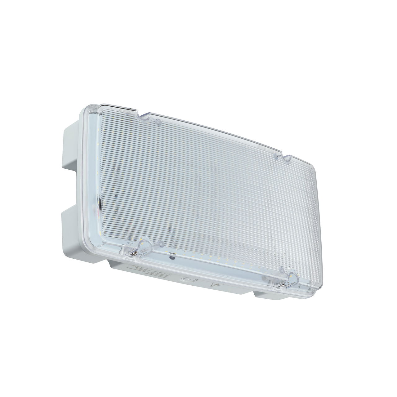 Bulkhead-Notfallleuchte, high output, 10 W, 10 W, 321x167 mm  H83 mm, 1587 lm, 6500 K, IP65, ELP3h