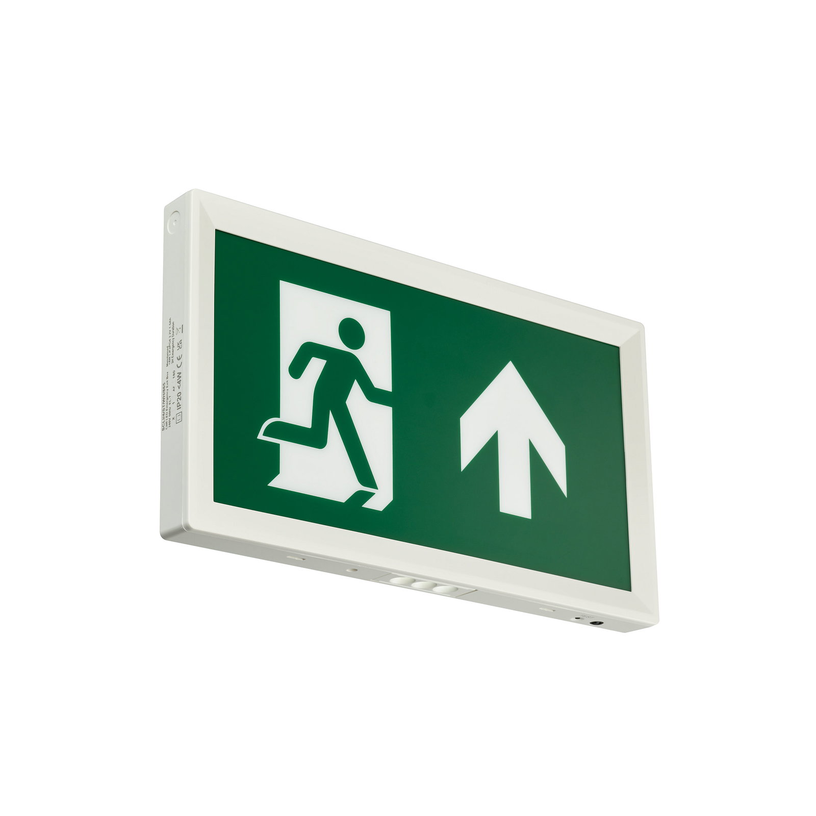 Ausgangsbeschilderung, 4 W, 4 W, 330x186mm  H30 mm, 85 lm, 6500 K, IP20