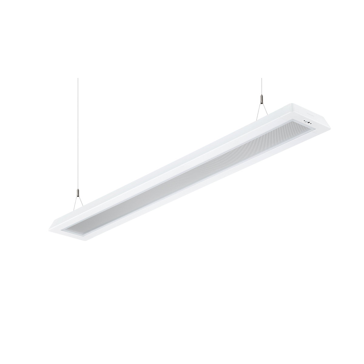 SP342P | FLEXBLEND SUSPENDED D/I STAND-ALONE, 42.5 W, 1470x200 mm  H73 mm, SMT, 4500 lm, 4000 K, CRI90, Kabellos, Interact Ready, UGR19, U4