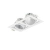GreenSpace Accent Gridlight Gen2, 2 spots (*flux-performance values for 1 spot), 45 W, C/O 154x304 mm, 3000 lm, 3000 K, IP20