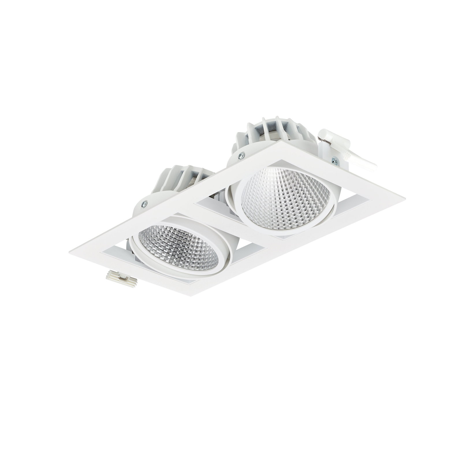 GreenSpace Accent Gridlight Gen2, 2 spots (*flux-performance values for 1 spot), 57 W, C/O 154x304mm, 4000 lm, 4000 K, IP20