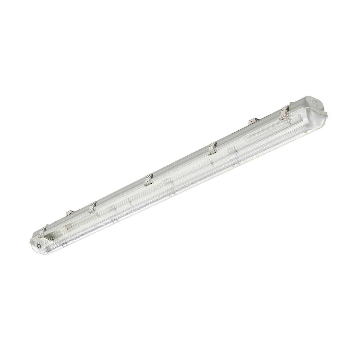 Ledinaire Feuchtraumleuchte Leergehäuse WT050C für T8 LED-Röhren, L1200 mm, IP65, IK08