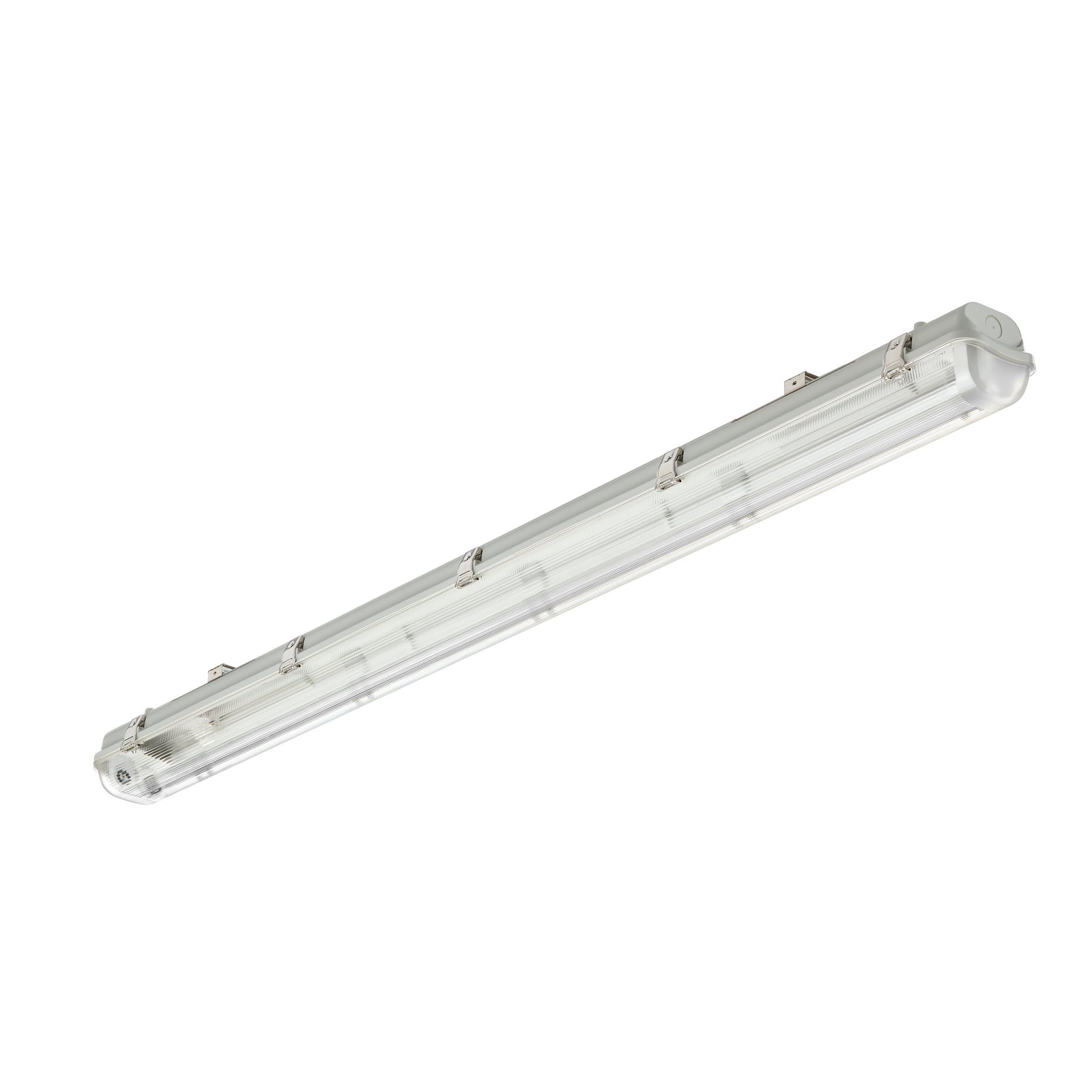 Ledinaire Feuchtraumleuchte Leergehäuse WT050C für T8 LED-Röhren, L1200 mm, IP65, IK08