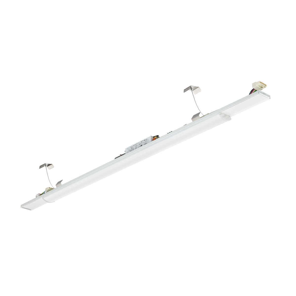 Maxos universal, trunking light unit, 48.5 W, L1517 mm, 6800 lm, 4000 K, DALI-regelbar, Opal, Opal, Weiß