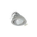 LuxSpace Accent Compact Einbaustrahler Schwenkbar, 31.5 W, D125 mm, 3900 lm, 2700 K, Breitstrahlend (WB), PerfectAccent-Reflektoren, Silber, IP20