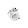 LuxSpace Accent Compact Einbaustrahler Herausschwenkbar, 23.5 W, D125 mm, 2950 lm, 4000 K, Breitstrahlend (WB), PerfectAccent-Reflektoren, Weiß, IP20