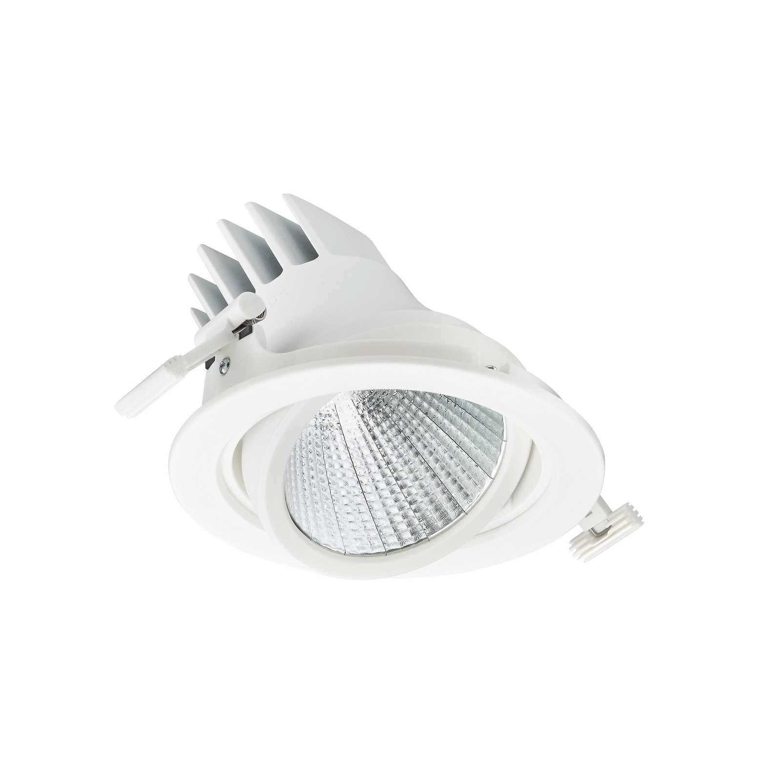 LuxSpace Accent Performance Einbaustrahler Schwenkbar, 38.5 W, D155 mm, 5100 lm, 4000 K, Breitstrahlend (WB), PerfectAccent-Reflektoren, Weiß, IP20