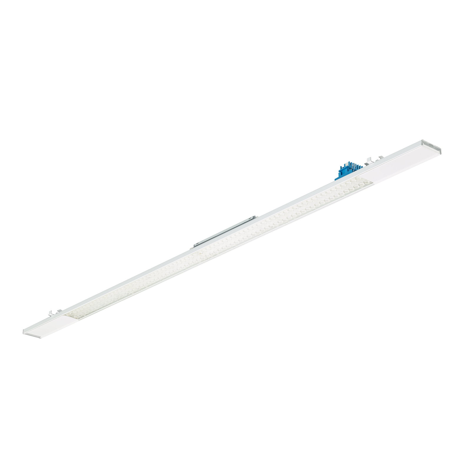 Maxos fusion, trunking light unit, 50 W, L1517 mm, 8000 lm, 4000 K, DALI-regelbar, Breitstrahlend (WB), Texturiert, Weiß, IP20