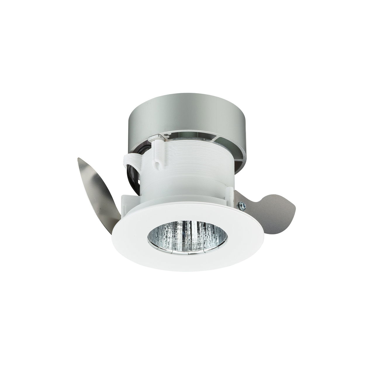 GreenSpace Evo Mini Fixed, 3D printed, 6.6 W, C/O D79 mm, 700 lm, 4000 K, Stark reflektierender Metallreflektor, breitstrahlend, 40 bis 80Grad, Weiß,