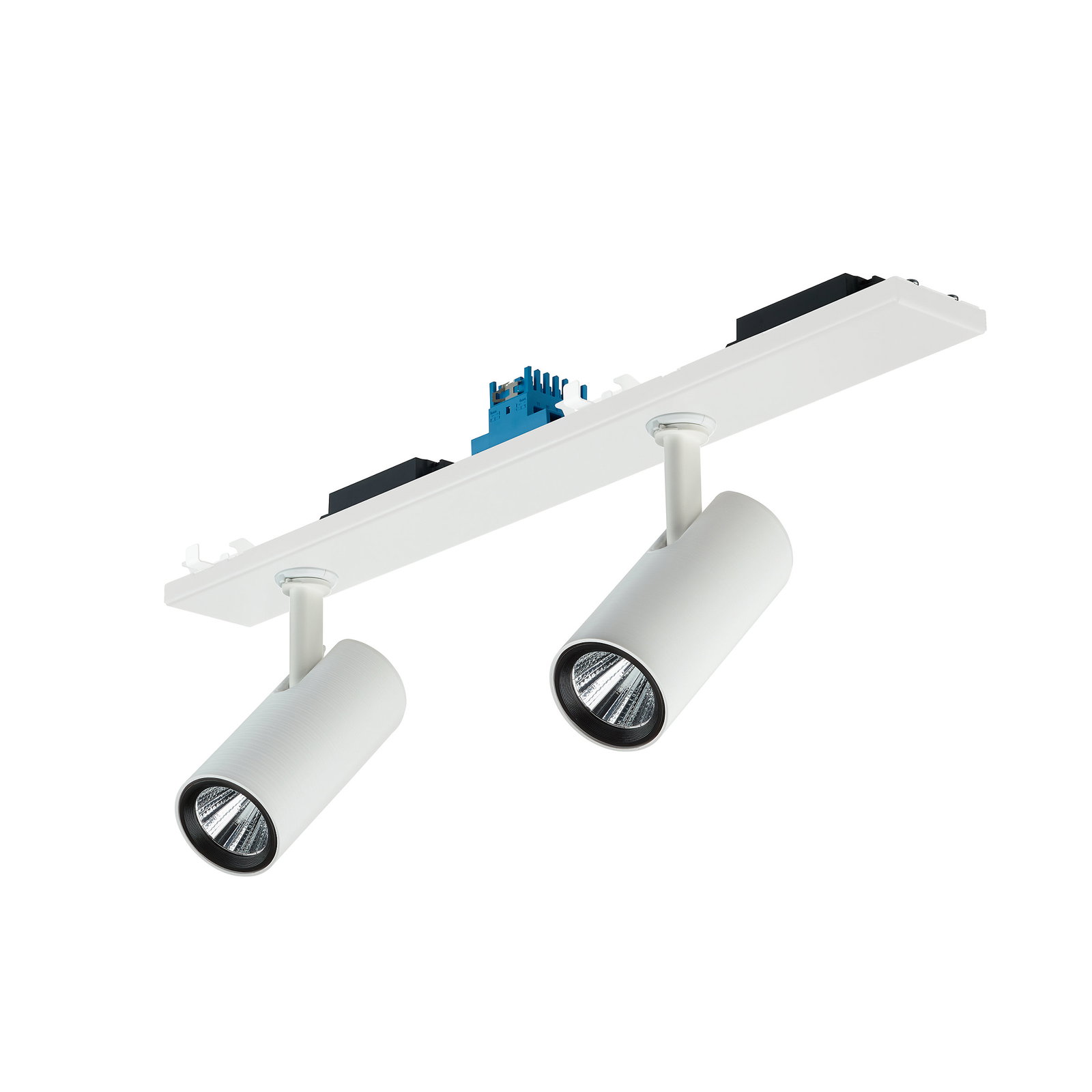 GreenSpace Evo Mini, Double projector for Maxos fusion trunking, 3D printed, 44.6 W, D65 mm, 2700 lm, PremiumWhite, 3000 K, CRI90, DALI-regelbar,