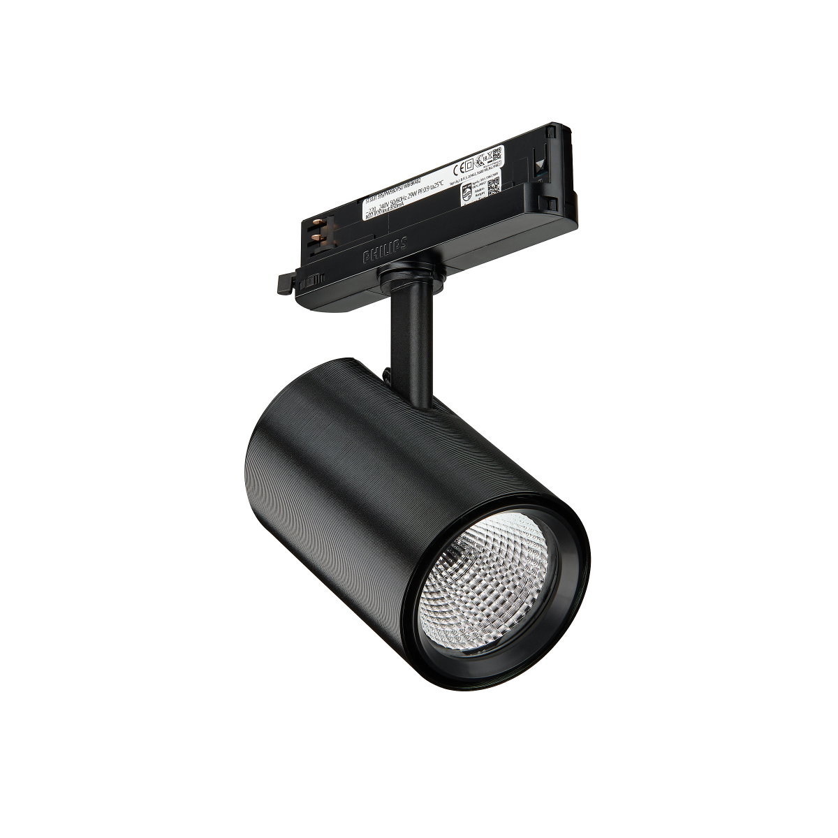 GreenSpace Evo, 29.5 W, 3900 lm, PremiumWhite, 3000 K, CRI90, Stark reflektierender Metallreflektor Oval – Rechteckiger Strahl, Schwarz