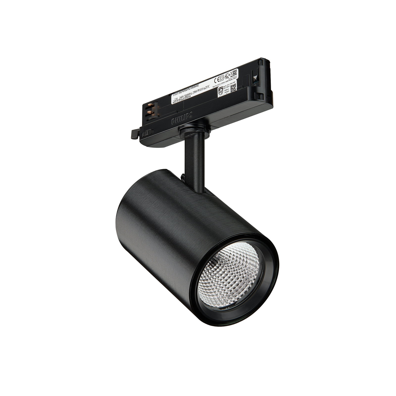 GreenSpace Evo, 29.5 W, 3900 lm, PremiumWhite, 3000 K, CRI90, Stark reflektierender Metallreflektor Oval – Rechteckiger Strahl, Schwarz