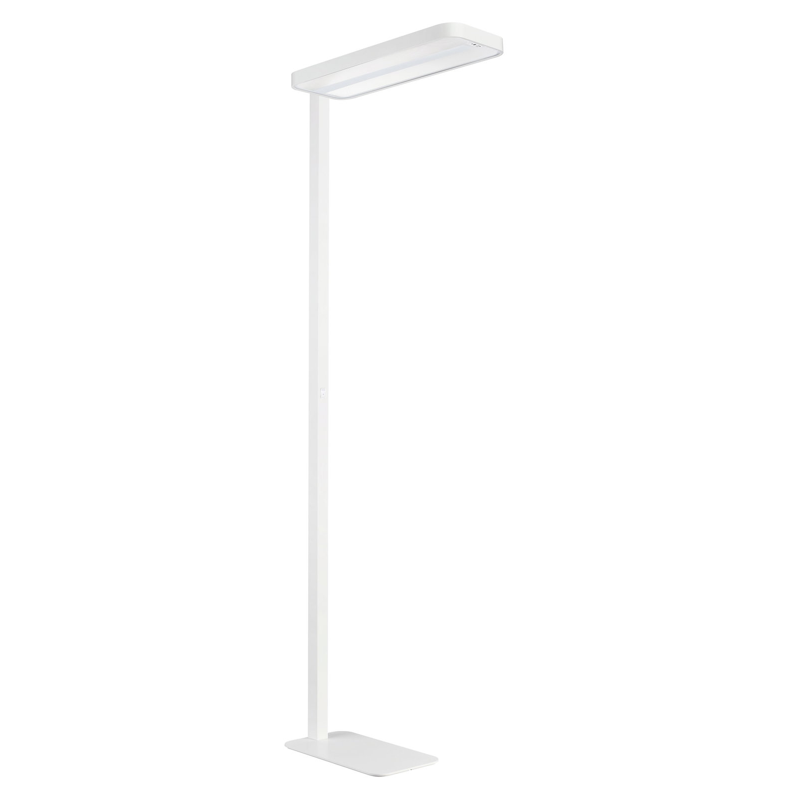 SmartBalance Free Floor Standing gen2, Rounded edge, Rectangular base, 90 W, H2000 mm, 12500 lm, 4000 K, CRI90, DALI-regelbar, UGR19, Weiß, ACL