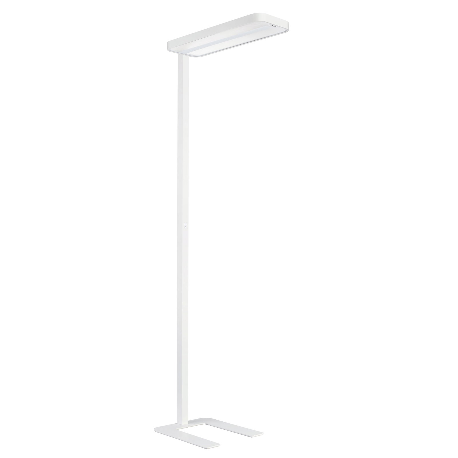 SmartBalance Free Floor Standing gen2, Rounded edge, U-shaped base, 90 W, H2000 mm, 12500 lm, 4000 K, CRI90, DALI-regelbar, UGR19, Weiß, ACL