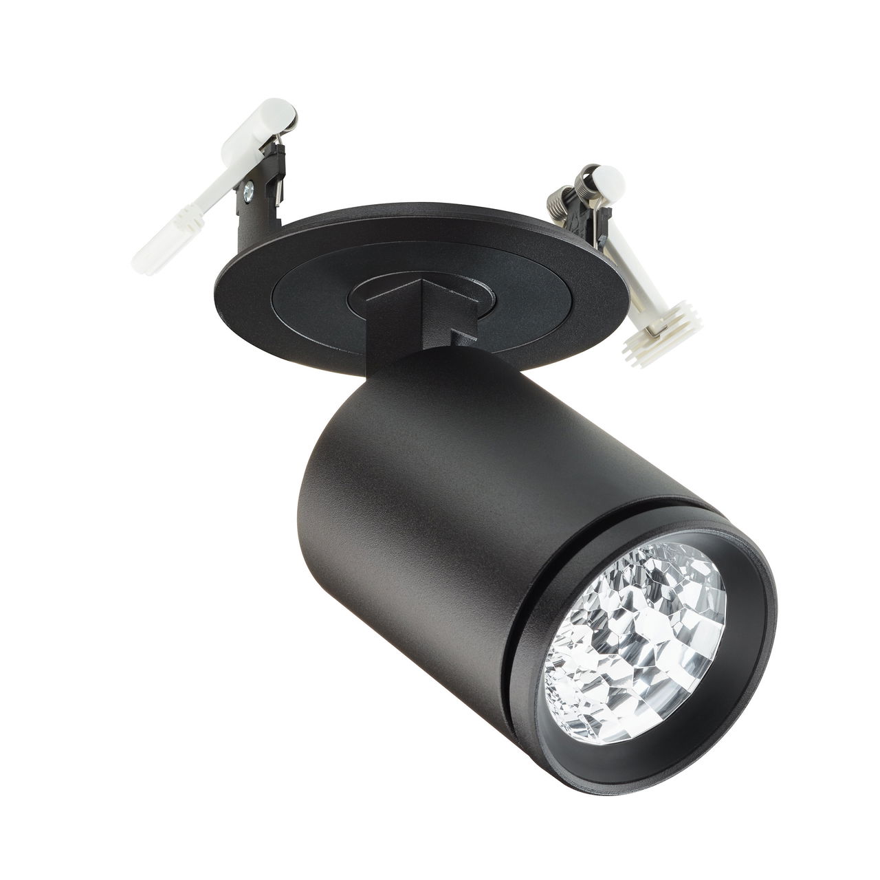 StyliD Evo, Compact, Semi-recessed, 23.5 W, 2700 lm, 3000 K, DALI-regelbar, Interact Ready, Oval-horizontaler Ausstrahlwinkel, Schwarz