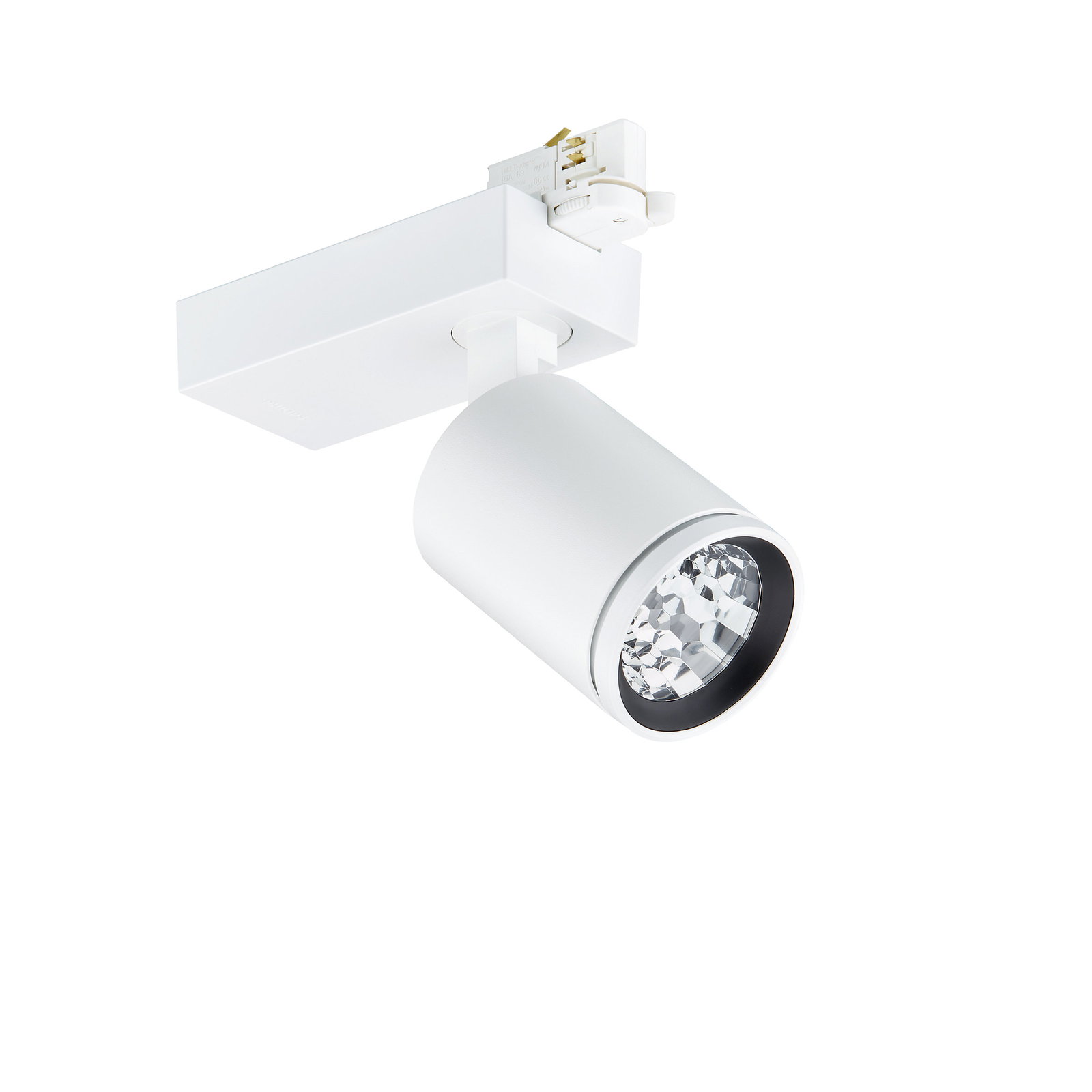 StyliD Evo, Compact, track projector, 23.5 W, 2700 lm, 3000 K, DALI-regelbar, Interact Ready, Oval-horizontaler Ausstrahlwinkel, Weiß