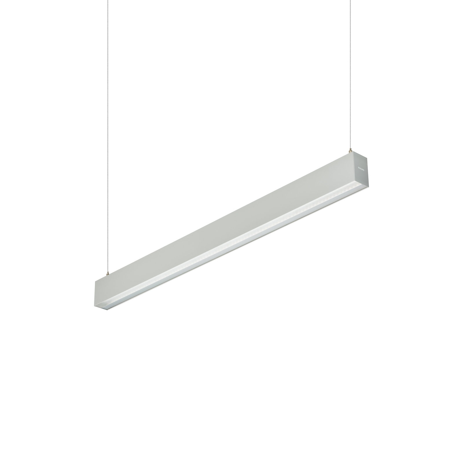 SP534P | TrueLine Suspended DIRECT Asym, 38.5 W, 1410x55 mm  H88 mm, SM2, 5000 lm, 4000 K, CRI90, DALI-regelbar