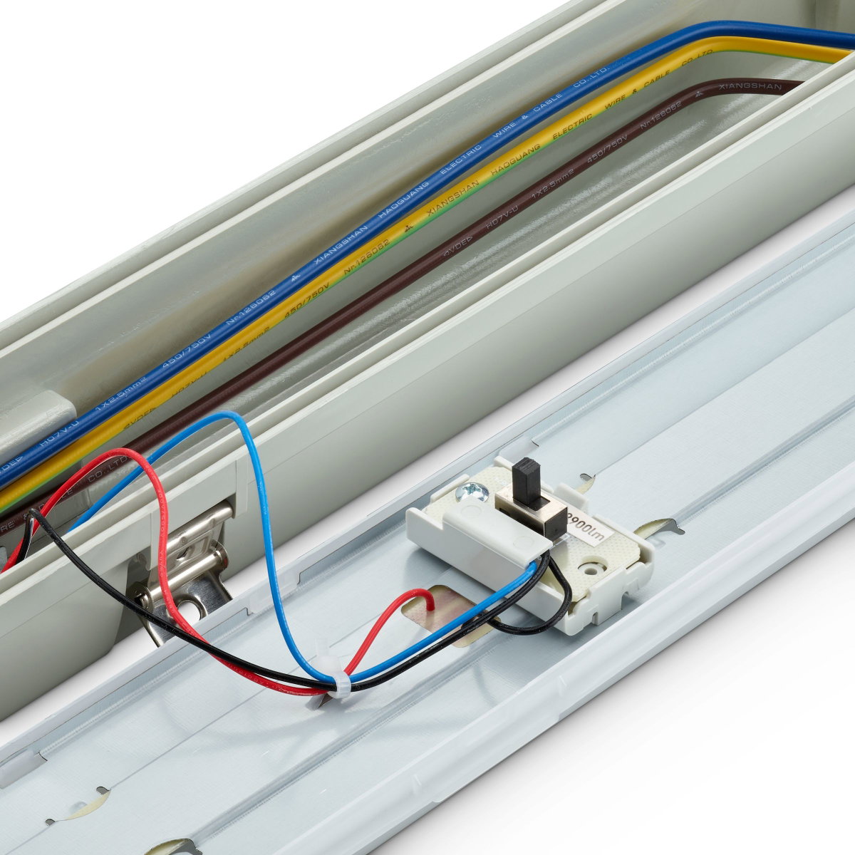 Ledinaire Feuchtraumleuchte WT065C klassisch, All-in, 53 W, 30 W, L1500 mm, 4100 lm, 6800 lm, 4000 K, Symmetrisch, Opal, IP65, IK08, TW1-ready – Bild 5 von 7