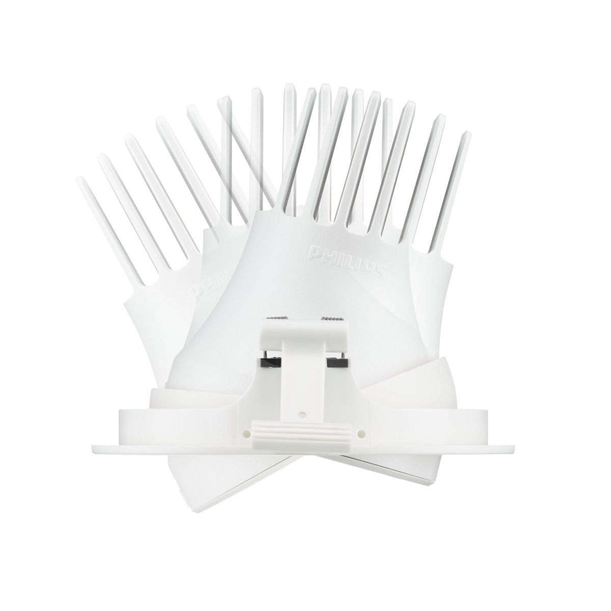 LuxSpace Accent Performance Einbaustrahler Schwenkbar, 38.5 W, D155 mm, 5100 lm, 4000 K, Breitstrahlend (WB), PerfectAccent-Reflektoren, Weiß, IP20 – Bild 2 von 9