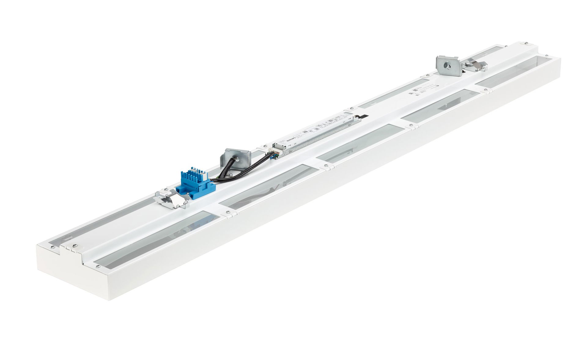 Maxos Fusion Office, Trunking mounted, 39 W, 1520x186 mm, 5600 lm, 4000 K, DALI-regelbar, Interact Ready, UGR16, TP(b) – Bild 3 von 4
