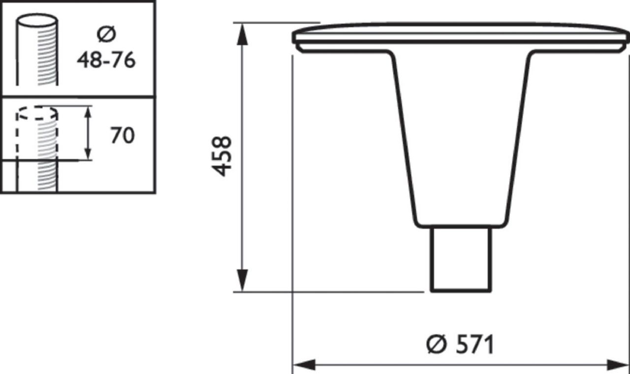 TownGuide Performer, Urban road & street light, 92 W, 4800 lm, 3000 K, CRI80, Breitstrahlend, SchutzklasseI, IP66, SRG6-6 – Bild 8 von 8