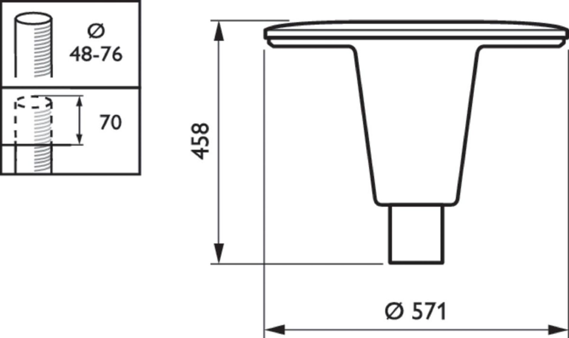 TownGuide Performer, Urban road & street light, 92 W, 4800 lm, 3000 K, CRI80, Breitstrahlend, SchutzklasseI, IP66, SRG6-6 – Bild 8 von 8