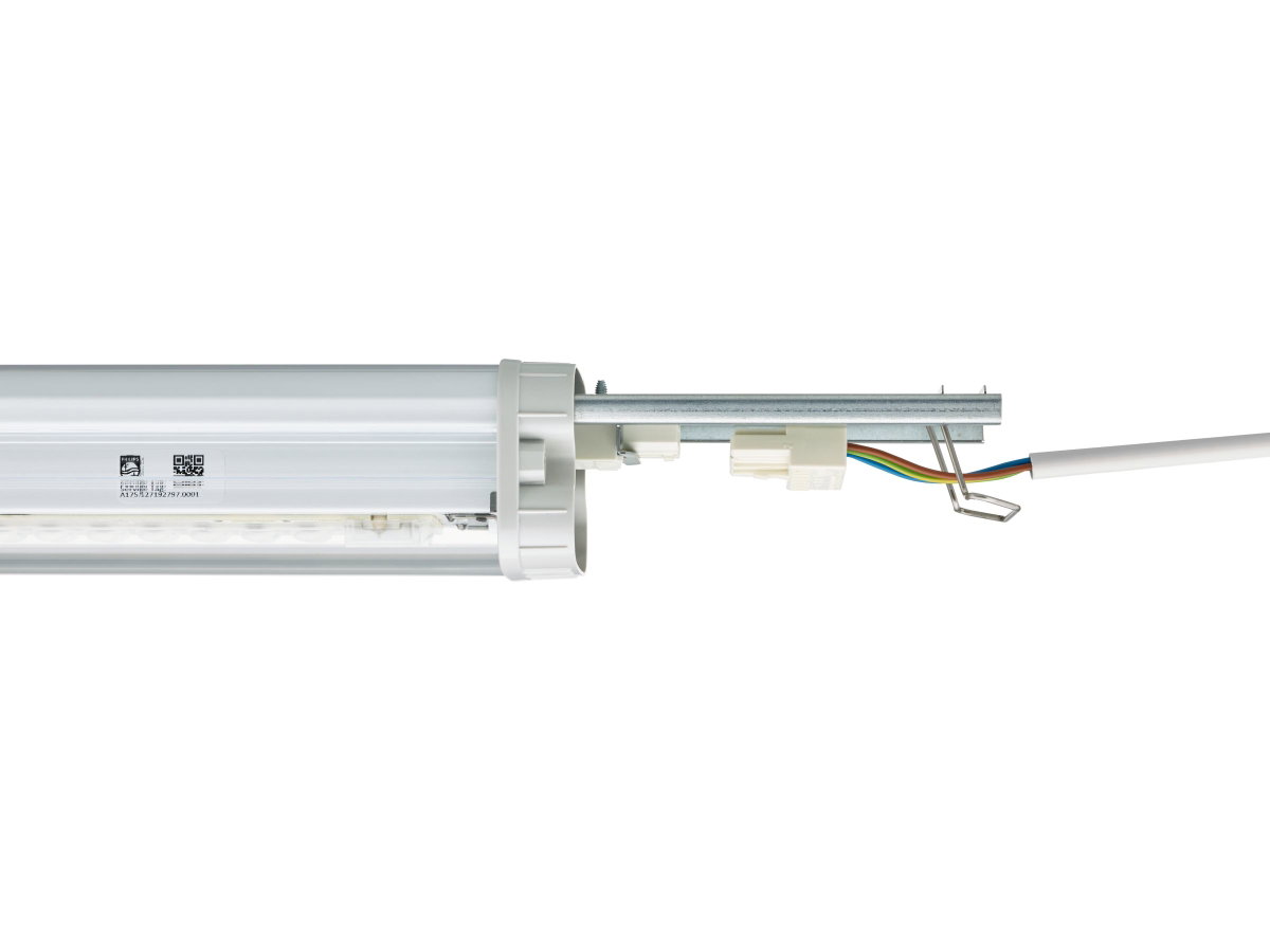 Pacific LED Gen5, Waterproof, 51 W, L1200 mm, 8000 lm, 4000 K, Engstrahlend – Hochregaloptik, Klar, IP66, IK08 – Bild 3 von 11