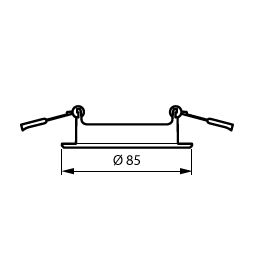 CoreLine Einbaustrahler Gen2, Accessory, Aluminium, Schwarz, IK03 | 0,3 J – Bild 5 von 5