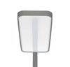 SmartBalance Free Floor Standing gen2, Rounded edge, U-shaped base, 90 W, 12500 lm, 4000 K, CRI90, DALI-regelbar, UGR19, Schwarz, ACL