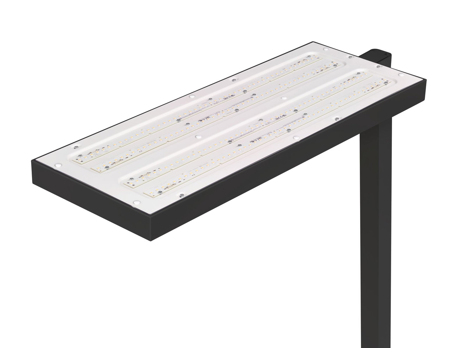 SmartBalance Free Floor Standing gen2, Sharp edge, Rectangular base, 97 W, H2000 mm, 12500 lm, 3000 K, CRI90, Tastenfeld, UGR19, Weiß – Bild 19 von 33