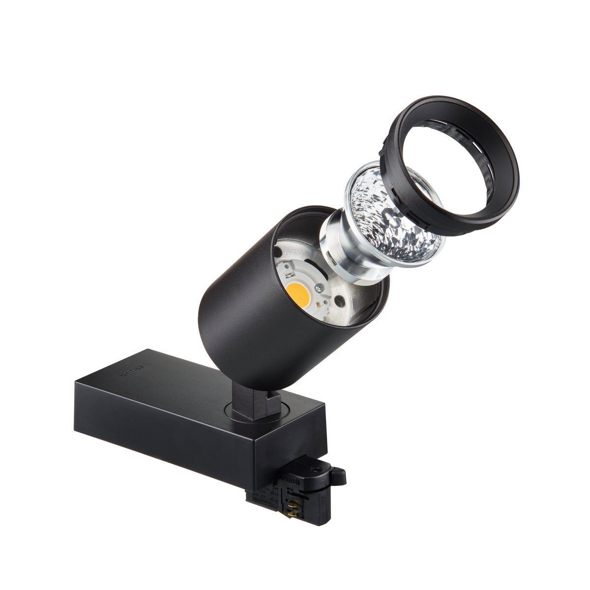 StyliD Evo, Performance, track projector, 39 W, 4900 lm, PremiumWhite, 3000 K, CRI90, Tiefbreitstrahlend (MB), Silber – Bild 2 von 2