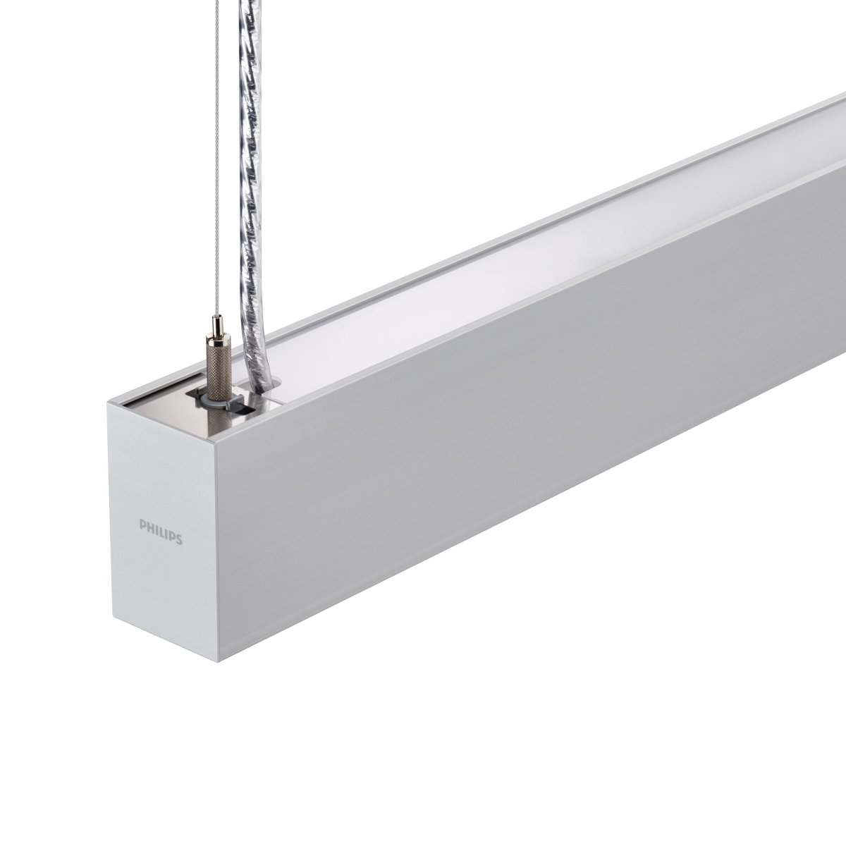 SP532P | TrueLine DIRECT/INDIRECT OC, 48 W, 1410x55 mm  H88 mm, SM2, 6600 lm, 4000 K, CRI90, DALI-regelbar, UGR16 – Bild 4 von 11