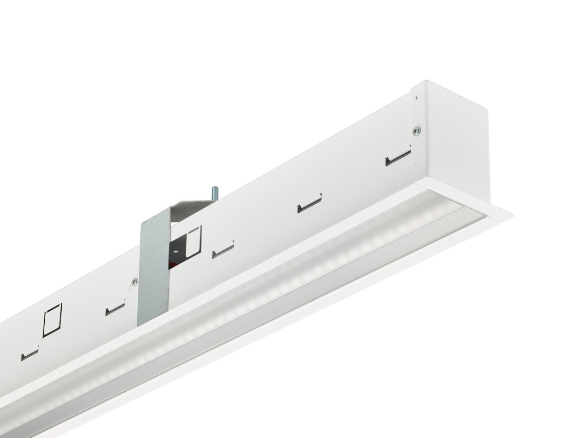TrueLine Einbau- und Einlegeleuchten, 38 W, 1410x80 mm, PCV, 5000 lm, 4000 K, CRI90, DALI-regelbar – Bild 4 von 10