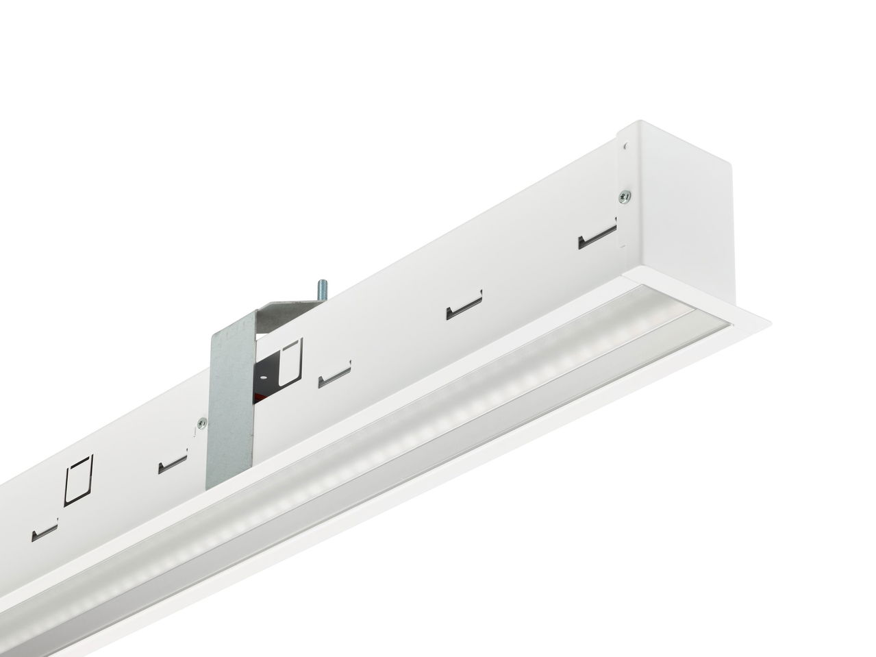 TrueLine Einbau- und Einlegeleuchten, 38 W, 1410x80 mm, PCV, 5000 lm, 4000 K, CRI90, DALI-regelbar – Bild 4 von 10